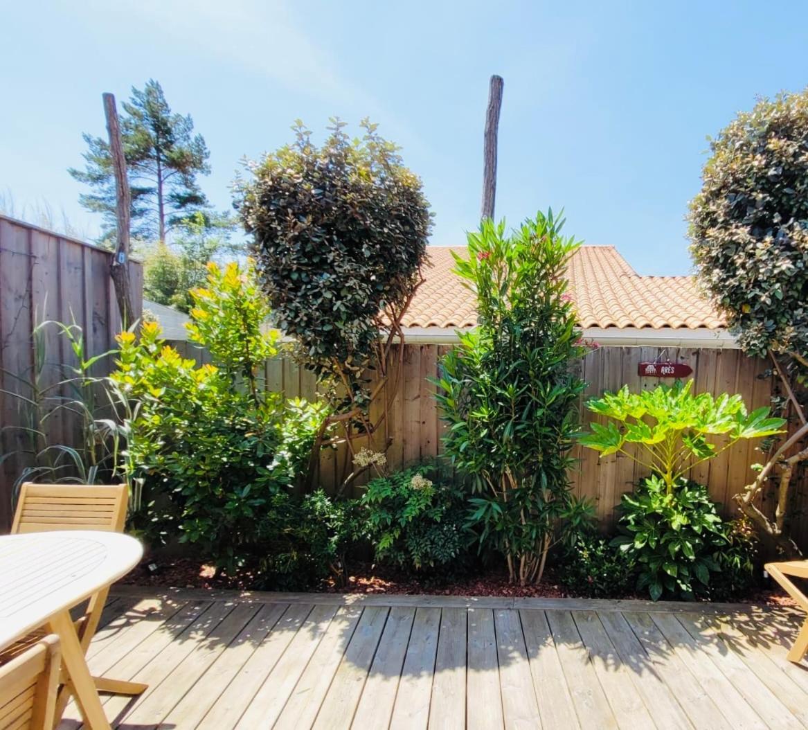 Cocon Entre Presqu'Ile Du Cap Ferret Et Plages Oceanes - Terrasse - 1 Velo Gratuit Ares Exterior foto