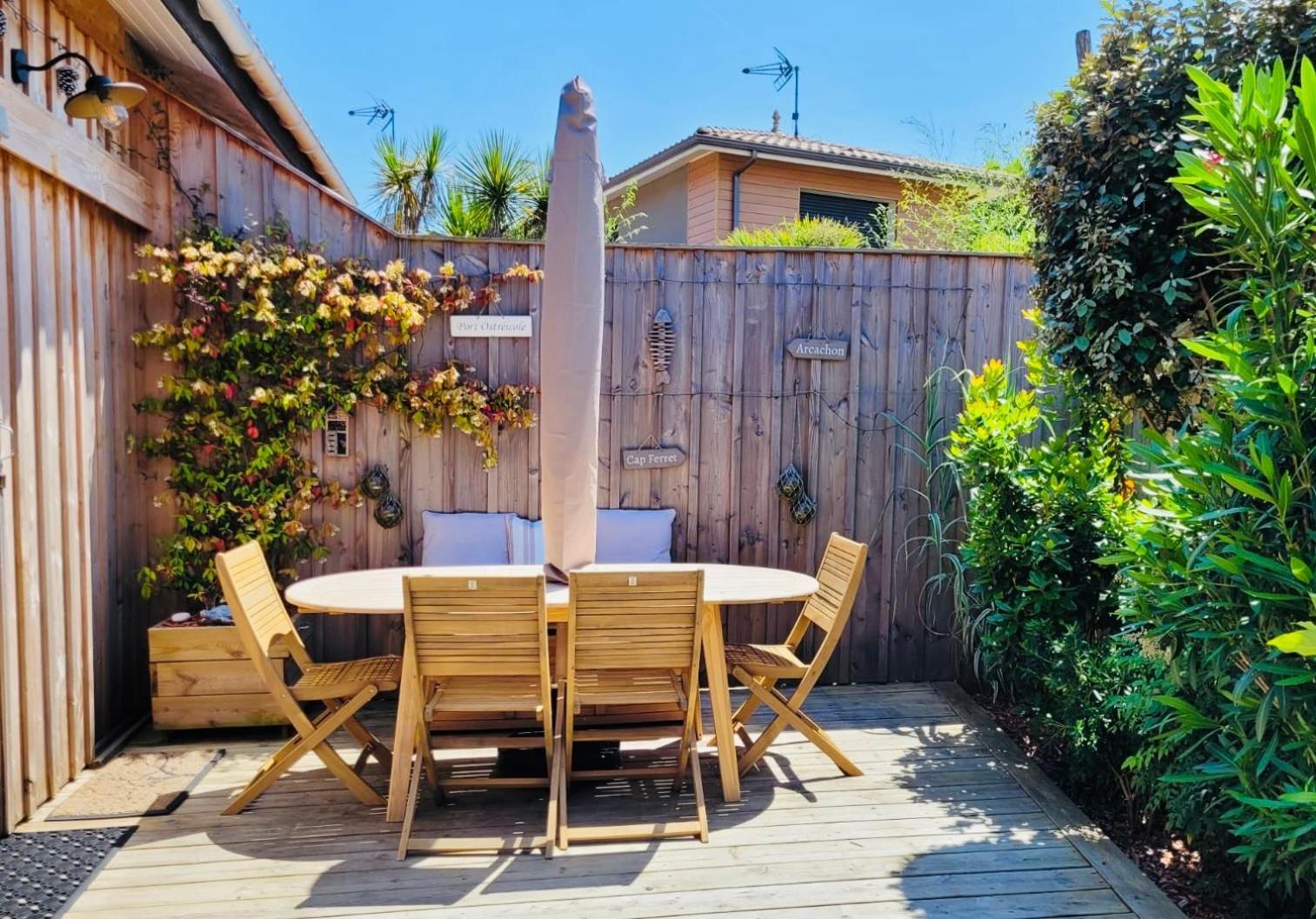 Cocon Entre Presqu'Ile Du Cap Ferret Et Plages Oceanes - Terrasse - 1 Velo Gratuit Ares Exterior foto